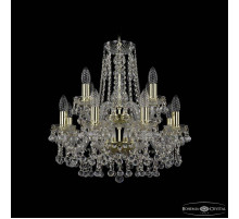 Подвесная люстра Bohemia Ivele Crystal 1409 1409/8+4/160/2d G