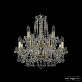 Подвесная люстра Bohemia Ivele Crystal 1409 1409/8+4/160/2d G