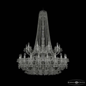 Подвесная люстра Bohemia Ivele Crystal 1409 1409/20+10/400/h-152/2d Ni
