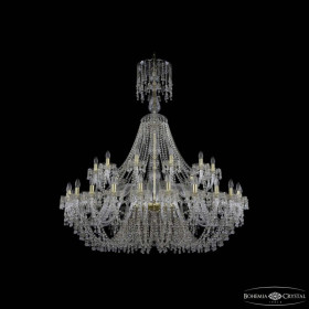 Подвесная люстра Bohemia Ivele Crystal 1410 1410/24+12/530/XL-156 G V0300