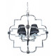 Подвесная люстра LUMINA DECO Baltimore LDP 8020-4 CHR+BK