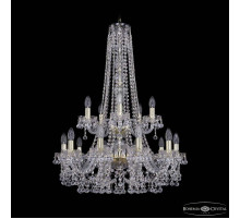 Подвесная люстра Bohemia Ivele Crystal 1409 1409/10+5/240/h-91/2d G
