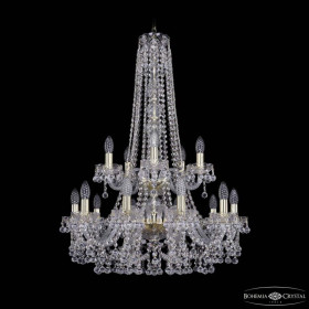 Подвесная люстра Bohemia Ivele Crystal 1409 1409/10+5/240/h-91/2d G