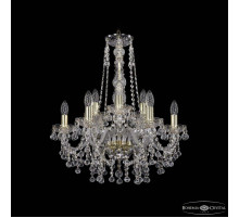 Подвесная люстра Bohemia Ivele Crystal 1409 1409/6+3/195/h-63 G
