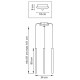 Подвесная люстра Lightstar Tubo L3T747443