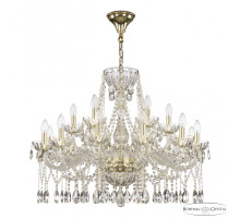 Подвесная люстра Bohemia Ivele Crystal 5413 5413/12+6/300 G Clear/M-1H