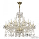 Подвесная люстра Bohemia Ivele Crystal 5413 5413/12+6/300 G Clear/M-1H