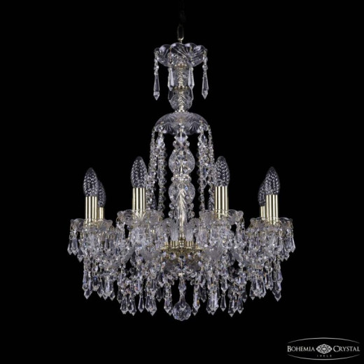 Подвесная люстра Bohemia Ivele Crystal 1403 1403/8/160/XL-60 G