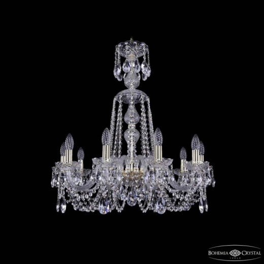 Подвесная люстра Bohemia Ivele Crystal 1402 1402/10/240/XL-73 G