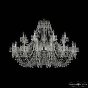 Подвесная люстра Bohemia Ivele Crystal 1410 1410/16+8/460 Ni V0300