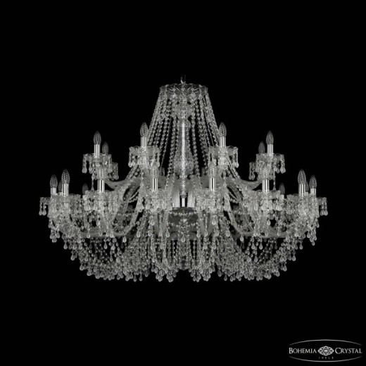 Подвесная люстра Bohemia Ivele Crystal 1410 1410/16+8/460 Ni V0300