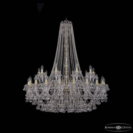 Подвесная люстра Bohemia Ivele Crystal 1409 1409/20+10/400/h-133 G