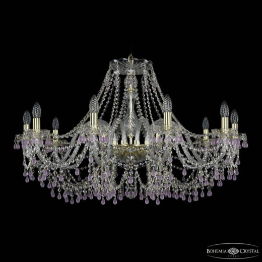 Подвесная люстра Bohemia Ivele Crystal 1410 1410/10/360 G V7010