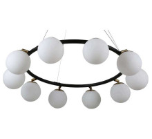 Подвесная люстра LUMINA DECO Modica LDP 6032-10 BK+MD