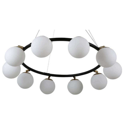 Подвесная люстра LUMINA DECO Modica LDP 6032-10 BK+MD
