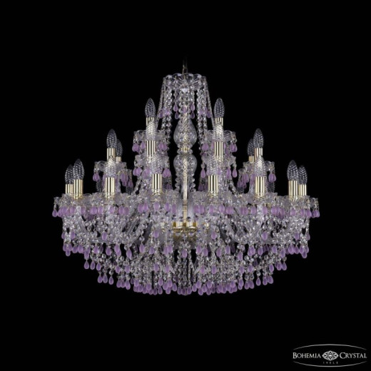 Подвесная люстра Bohemia Ivele Crystal 1410 1410/16+8+4/300 G V7010