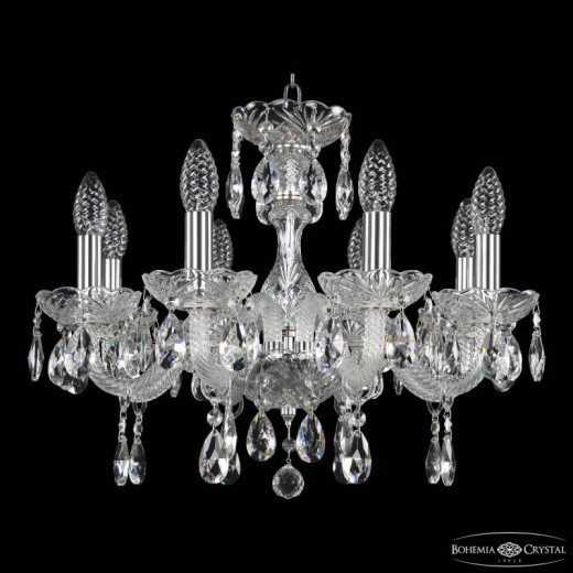 Подвесная люстра Bohemia Ivele Crystal 117 117/8/165 Ni