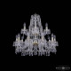 Подвесная люстра Bohemia Ivele Crystal 1403 1403/10+5/240/2d G