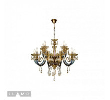 Подвесная люстра iLamp Asia 61081-8+4 BR