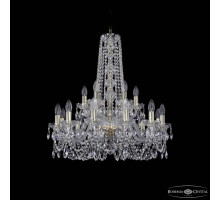 Подвесная люстра Bohemia Ivele Crystal 1402 1402/12+6/240/h-75 G