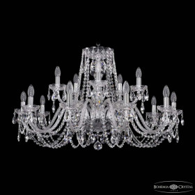 Подвесная люстра Bohemia Ivele Crystal 1402 1402/10+5/360 Ni