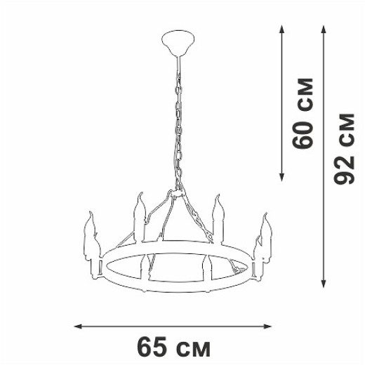 Подвесная люстра Vitaluce V3924 V3924-1/8