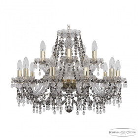 Подвесная люстра Bohemia Ivele Crystal 1410 1410/10+5/240 G V0300 R731