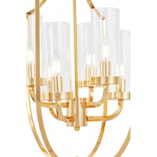 Подвесная люстра LUMINA DECO Trulia LDP 8006-6 F.GD