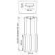 Подвесная люстра Lightstar Tubo L5T747337