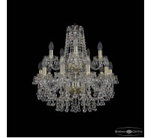 Подвесная люстра Bohemia Ivele Crystal 1409 1409/10+5/195/2d G