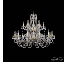 Подвесная люстра Bohemia Ivele Crystal 1402 1402/12+6/360/2d G