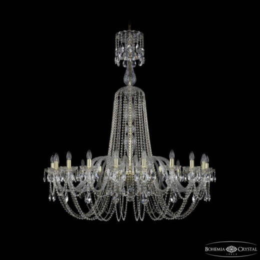 Подвесная люстра Bohemia Ivele Crystal 1402 1402/20/460/XL-146 G