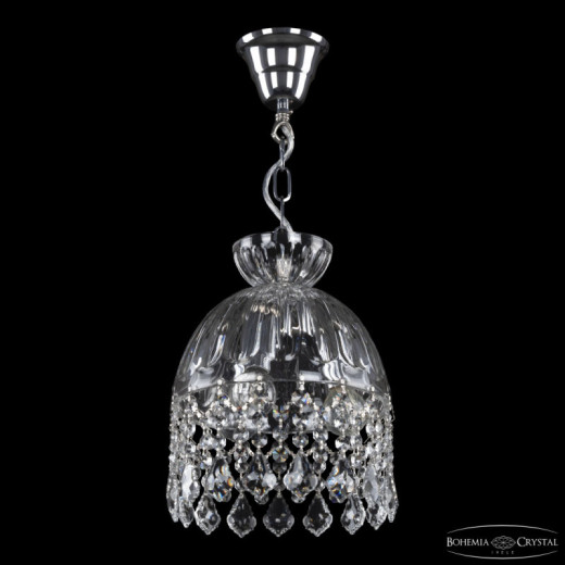 Подвесная люстра Bohemia Ivele Crystal 5478 5478/22 Ni Clear/M-1H Leafs