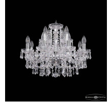Подвесная люстра Bohemia Ivele Crystal 1403 1403/8+4/195 Ni