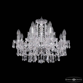 Подвесная люстра Bohemia Ivele Crystal 1403 1403/8+4/195 Ni