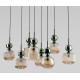 Подвесная люстра TK Lighting Sophia Green Cognac 11151 Sophia Green Cognac
