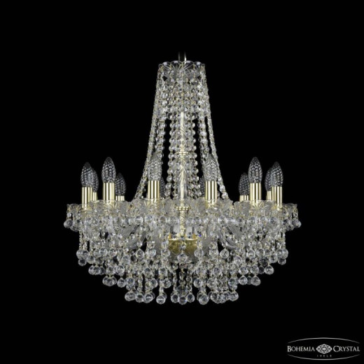 Подвесная люстра Bohemia Ivele Crystal 1409 1409/12/195/h-63 G