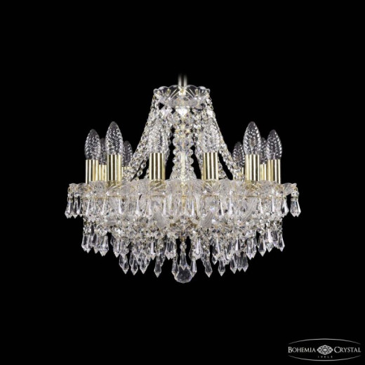 Подвесная люстра Bohemia Ivele Crystal 1403 1403/12/141 G
