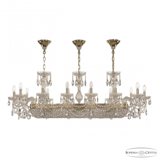 Подвесная люстра Bohemia Ivele Crystal 1453 1453/14/195/1000 G