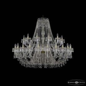 Подвесная люстра Bohemia Ivele Crystal 1403 1403/24+12/530 G