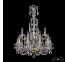 Подвесная люстра Bohemia Ivele Crystal 1402 1402/10+5/195/XL-81/2d G
