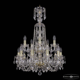 Подвесная люстра Bohemia Ivele Crystal 1402 1402/10+5/195/XL-81/2d G