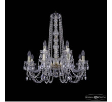 Подвесная люстра Bohemia Ivele Crystal 1402 1402/8+4/240/h-76 G