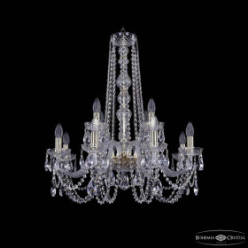 Подвесная люстра Bohemia Ivele Crystal 1402 1402/8+4/240/h-76 G