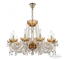 Подвесная люстра Bohemia Ivele Crystal 5402 5402/10/240 G Amber/M-1H