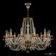 Подвесная люстра Bohemia Ivele Crystal 5402 5402/12/300 G Amber/M-1G K721