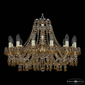 Подвесная люстра Bohemia Ivele Crystal 1410 1410/12/240 G V1003 M721