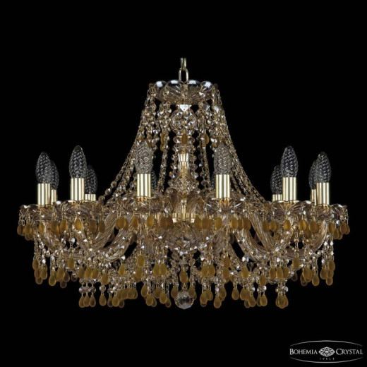 Подвесная люстра Bohemia Ivele Crystal 1410 1410/12/240 G V1003 M721