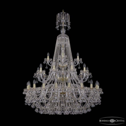 Подвесная люстра Bohemia Ivele Crystal 1409 1409/20+10+5/400/XL-159/3d G