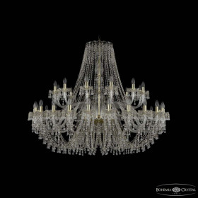 Подвесная люстра Bohemia Ivele Crystal 1410 1410/24+12/530 G V0300